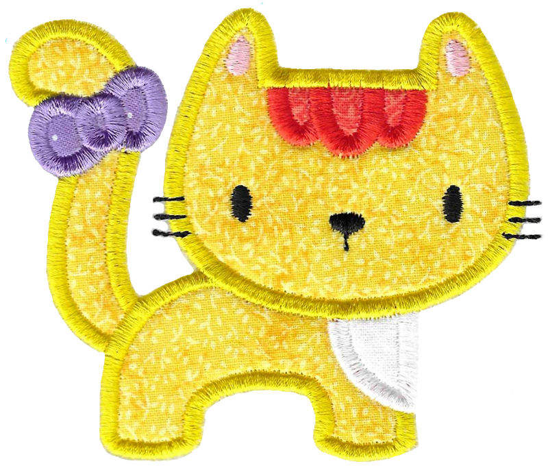 Cute Applique Cats 2