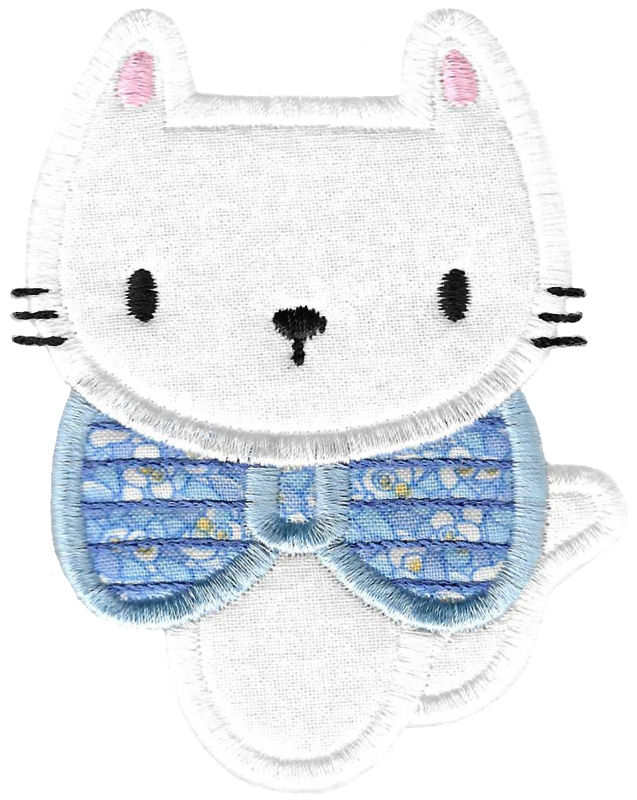 Cute Applique Cats 3