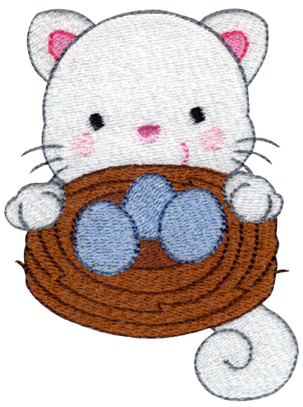 Nest Of Eggs Cat