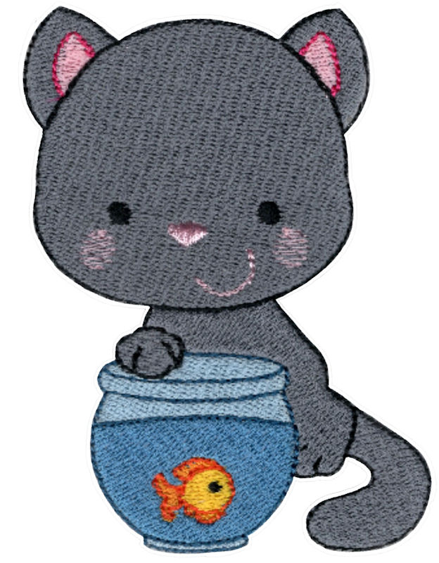 Fishbowl Cat