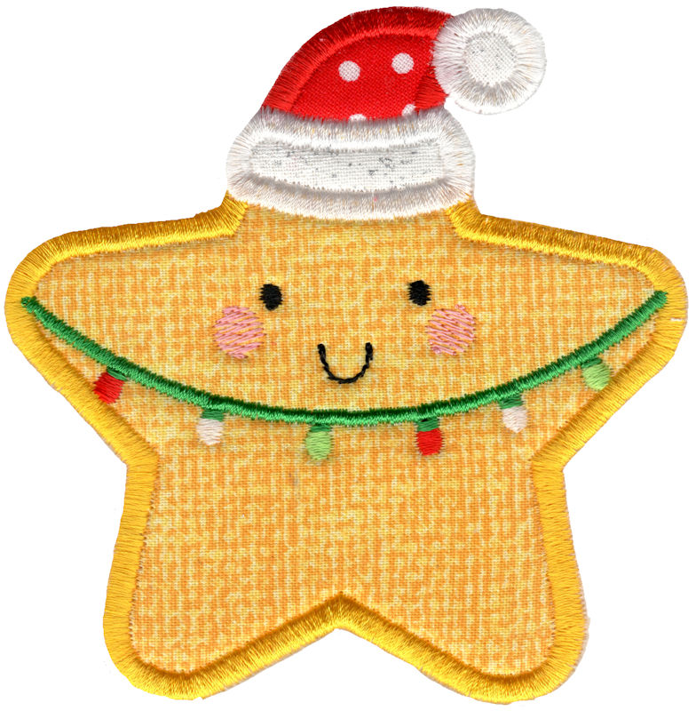 Applique Christmas Star
