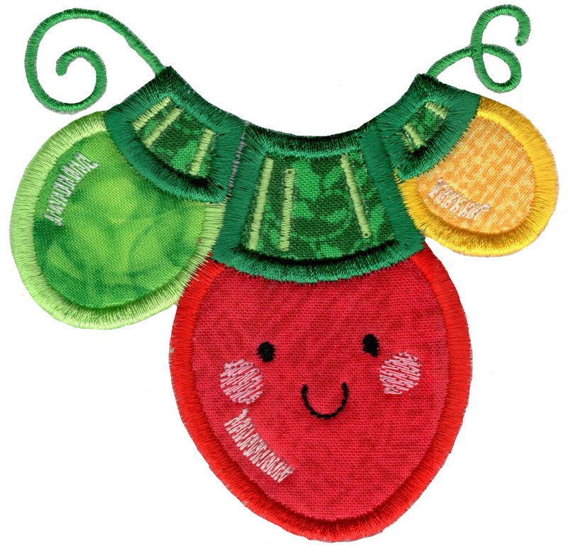 Applique Christmas Lights