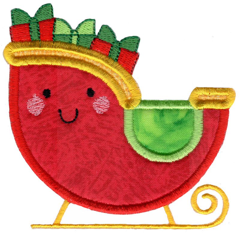 Applique Santa's Sleigh