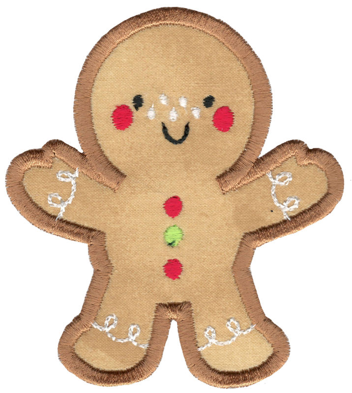 Applique Gingerbread Man