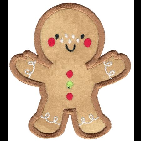 Applique Gingerbread Man