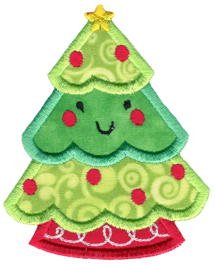 Applique Christmas Tree