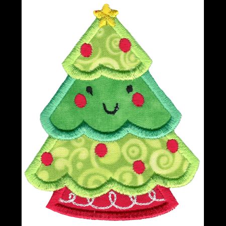 Applique Christmas Tree