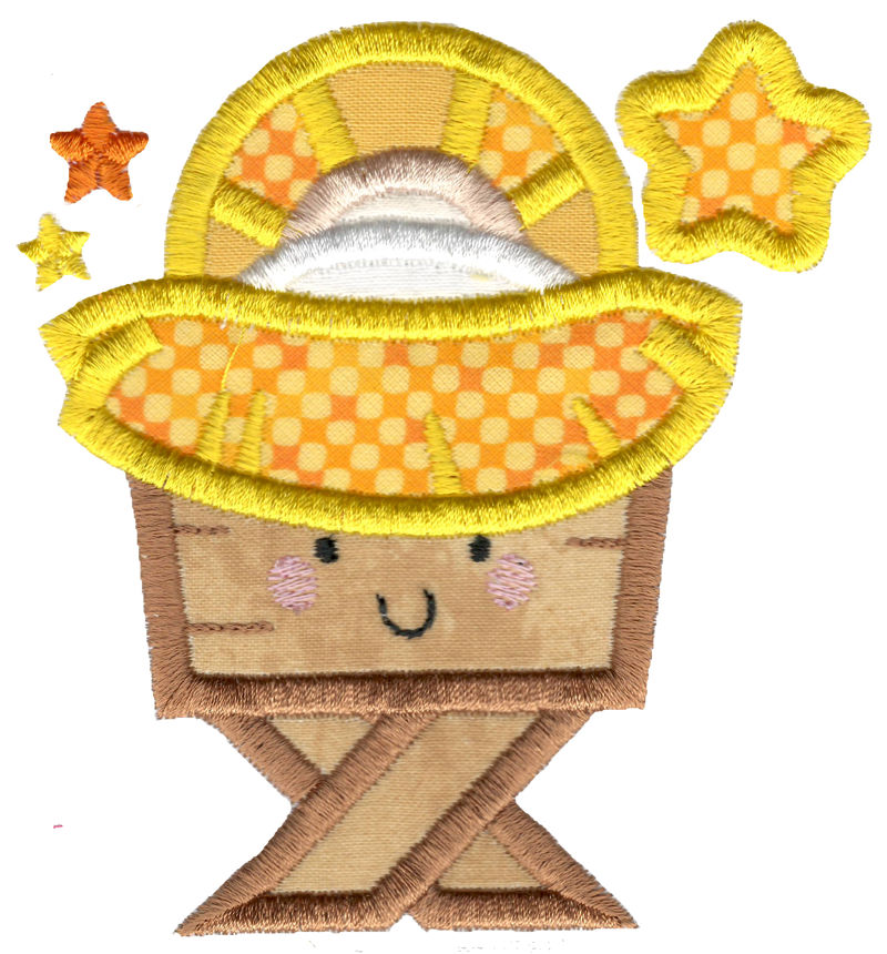 Applique Baby Jesus