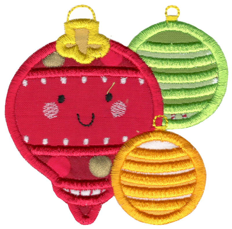 Applique Christmas Ornaments