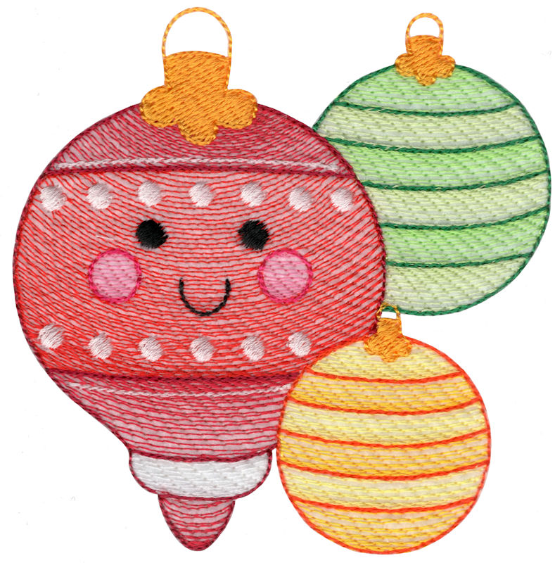 Sketch Christmas Ornaments