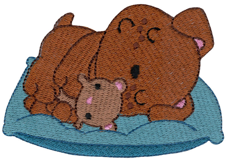 Sleeping Dog and Teddy