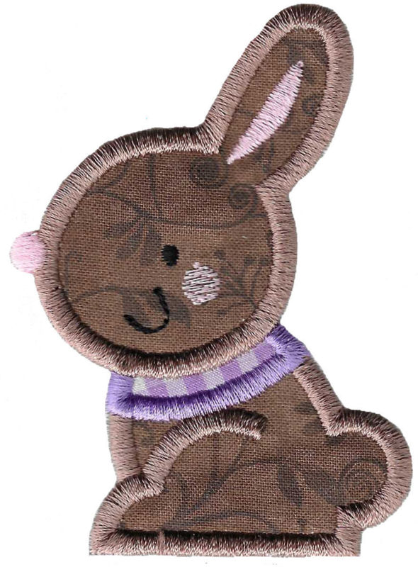 Applique Chocolate Bunny