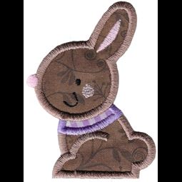 Applique Chocolate Bunny