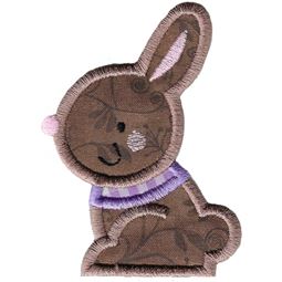 Applique Chocolate Bunny