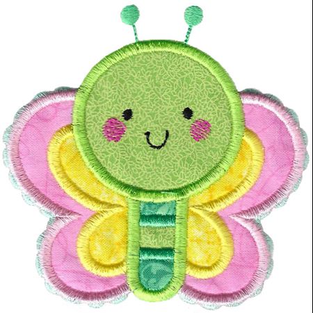 Applique Spring Butterfly