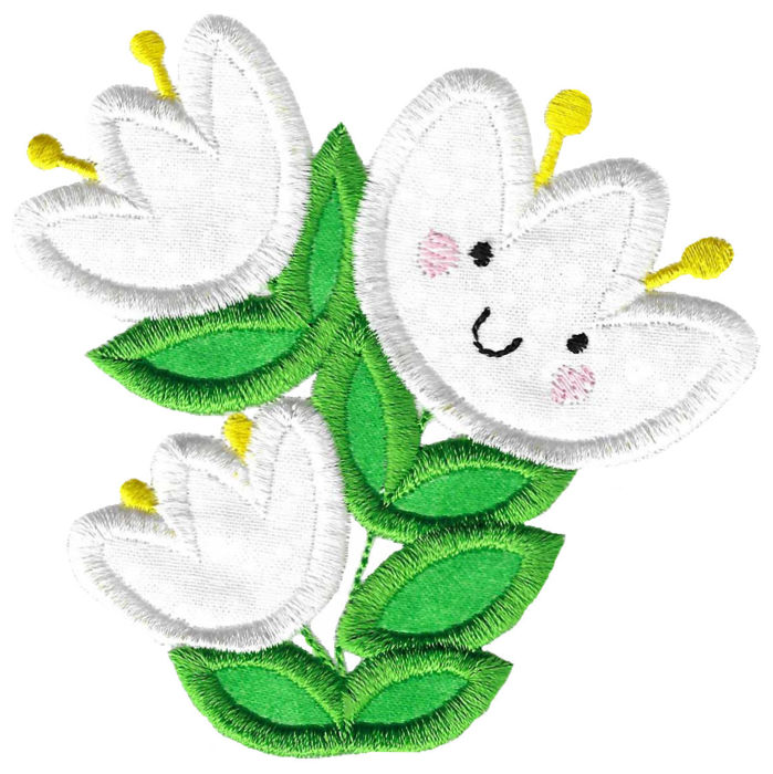 Applique Lilies