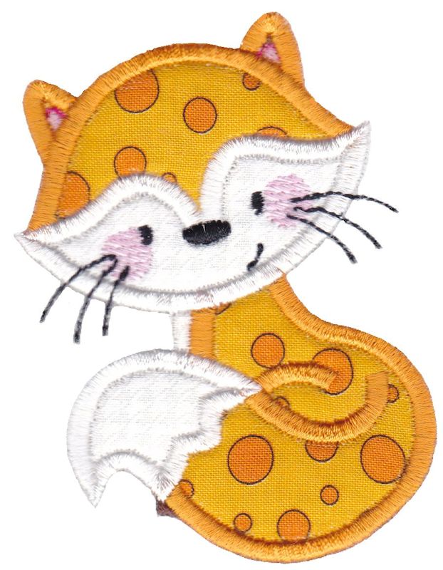 Cute Forest Animals Applique 4
