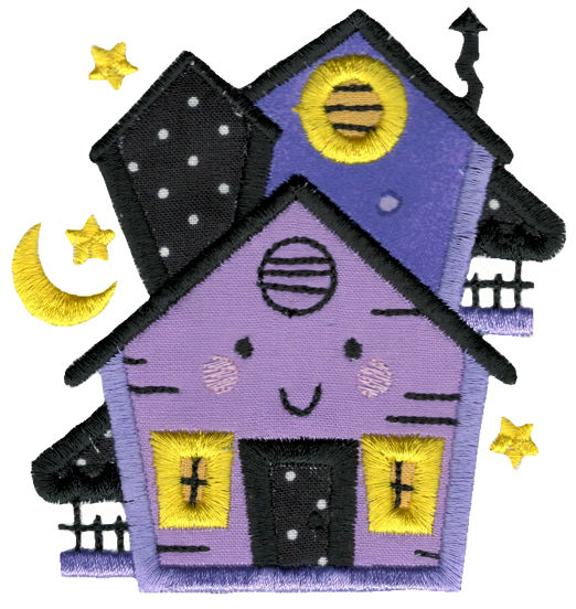 Applique Haunted House
