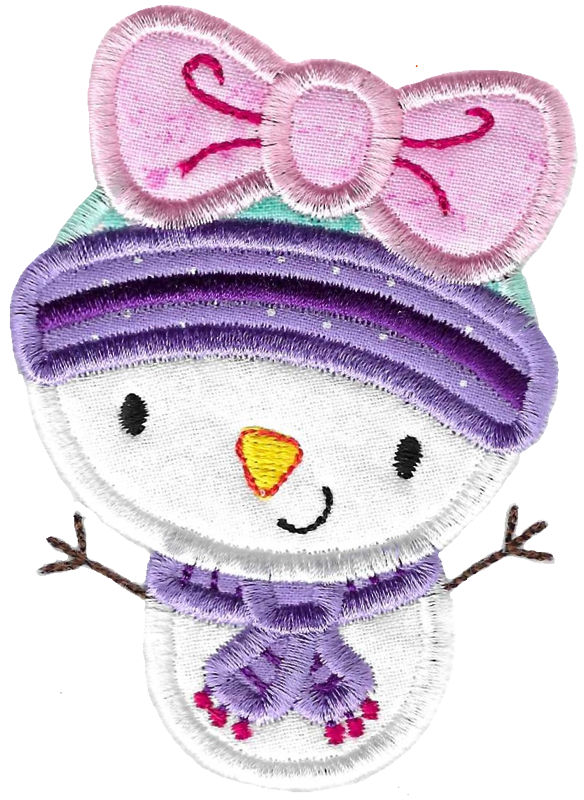 Cute Snowmen Applique 6
