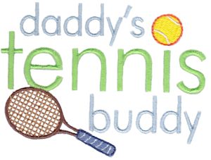Daddy's Tennis Buddy