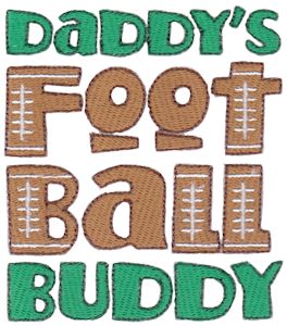 Daddy's Football Buddy