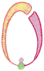 Dangles Capitals Alphabet O