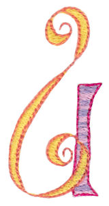 Dangles Capitals Alphabet U