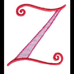 Dangles Capitals Alphabet Z