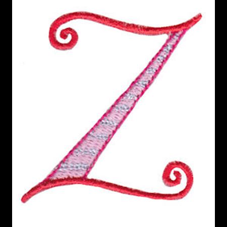 Dangles Capitals Alphabet Z