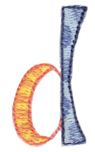 Dangles Lower Case Alphabet d