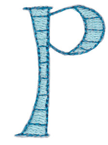 Dangles Lower Case Alphabet p