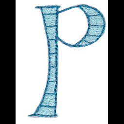 Dangles Lower Case Alphabet p