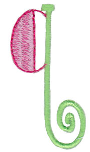 Dangles Lower Case Alphabet q