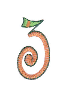 Dangles Lower Case Alphabet z