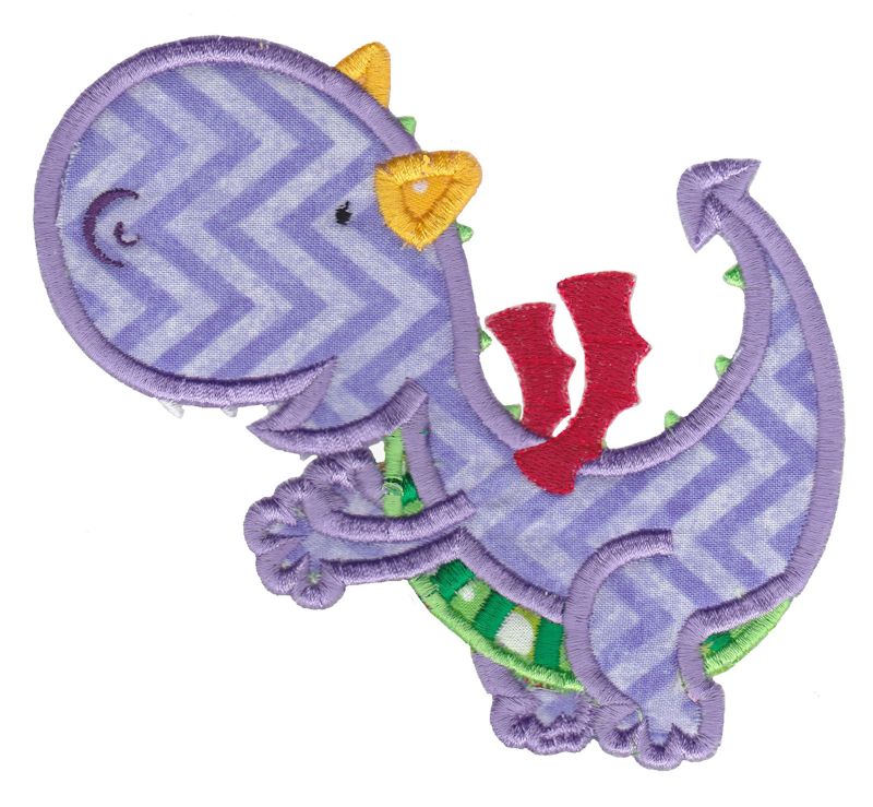 Dashing Dragons Applique 2