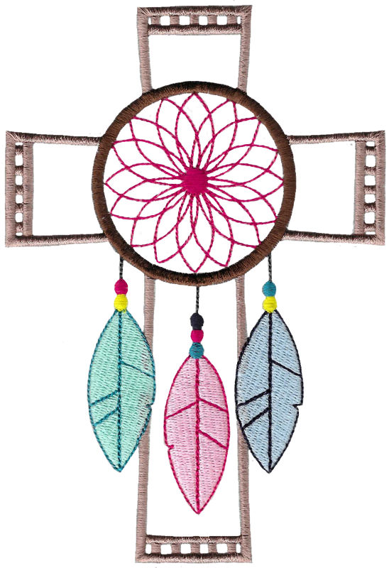 Dreamcatcher Decorative Cross