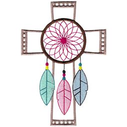 Dreamcatcher Decorative Cross