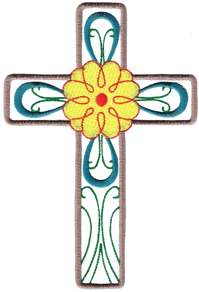 Floral Decorative Cross