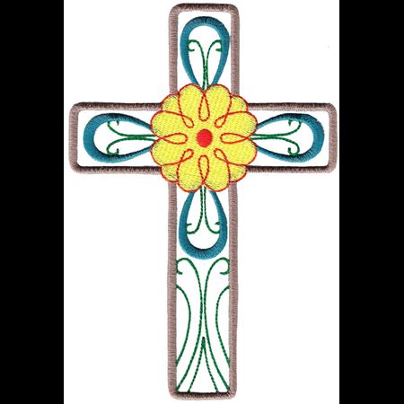 Floral Decorative Cross
