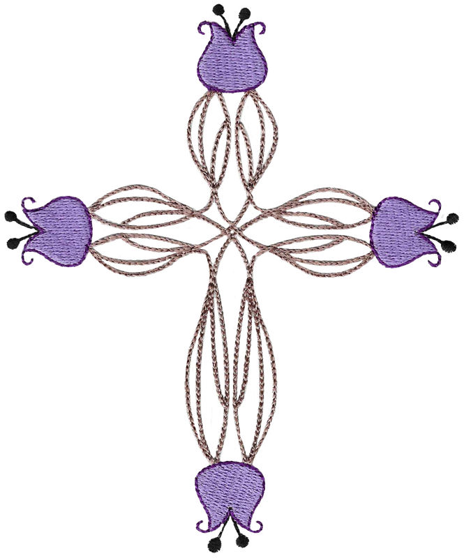 Tulip Decorative Cross