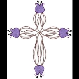 Tulip Decorative Cross
