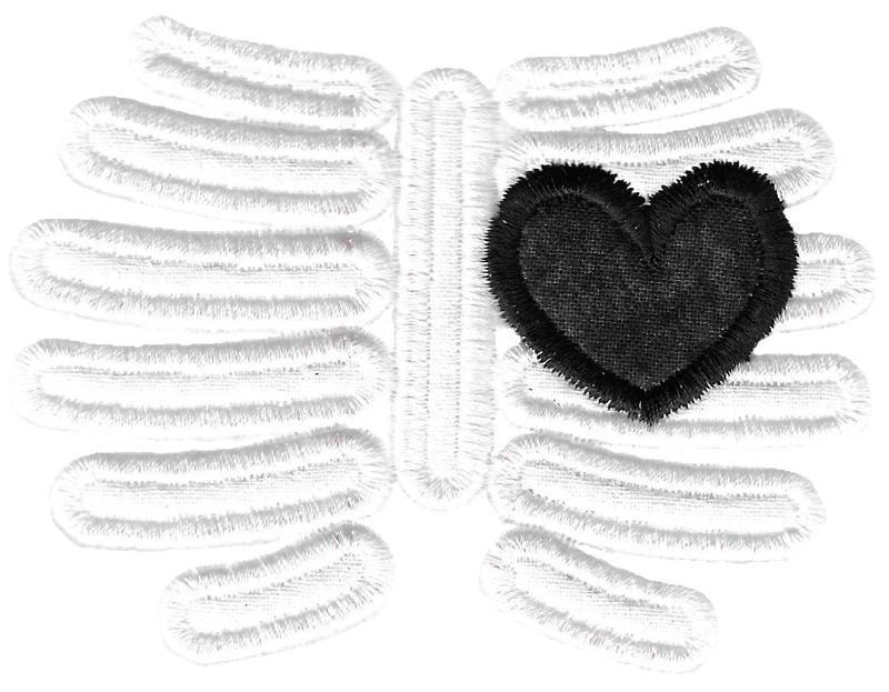Skeleton Ribs Applique