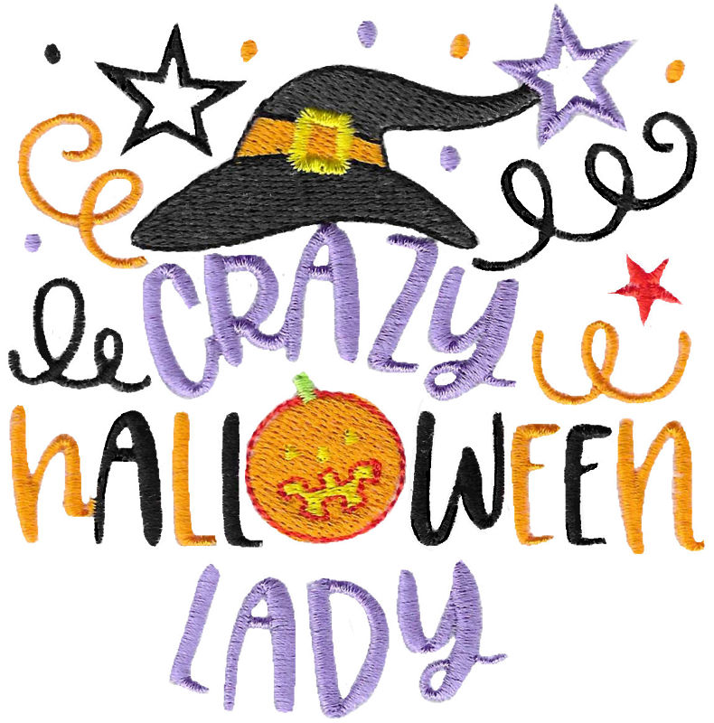 Crazy Halloween Lady