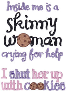 Inside Me Is A Skinny Woman Crying For Help