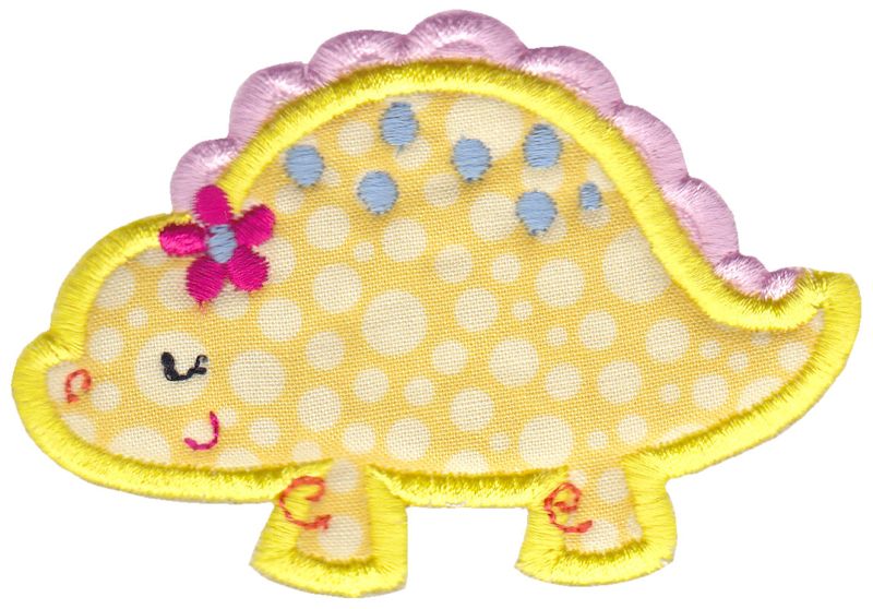 Dinosaur Girl Applique 4