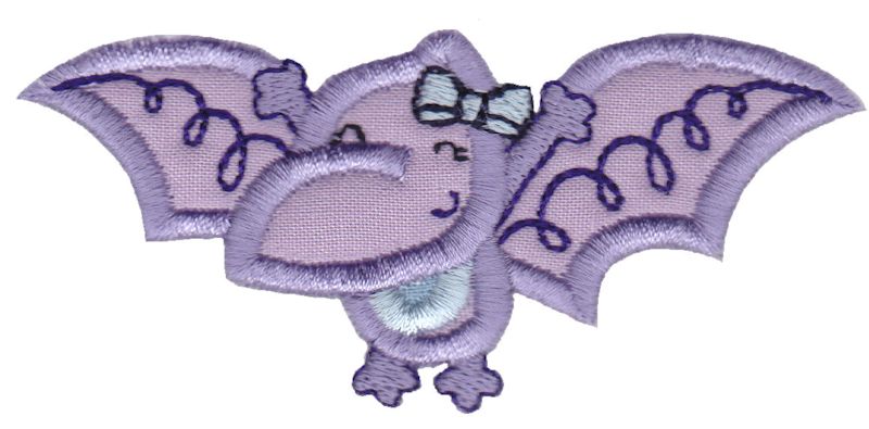 Dinosaur Girl Applique 5