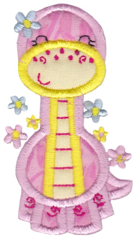 Dinosaur Girl Applique 9