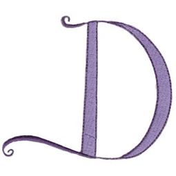 Dominique Alphabet Capital D