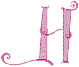 Dominique Alphabet Capital H