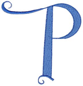 Dominique Alphabet Capital P